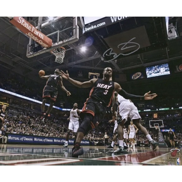 Adidas Miami Heat Dwyane Wade Stitched Jersey Youth Size Large - Picture 2 of 8